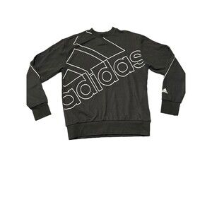 MENS ADIDAS BLACK LONG SLEEVE SWEATSHIRT SIZE MEDIUM‎